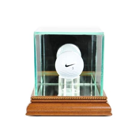 Perfect Cases Perfect Cases GLF-W Golf Ball Display Case; Walnut GLF-W